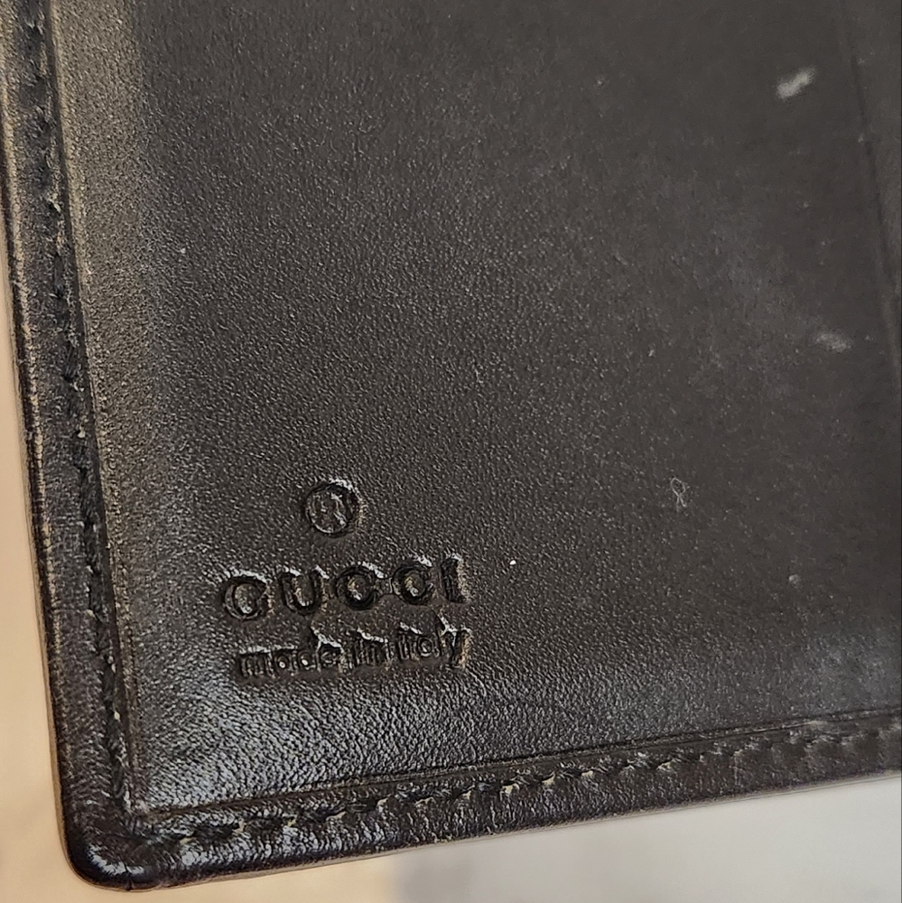 Auth Gucci GG Canvas/Leather Bifold Wallet - Picture 11 of 14